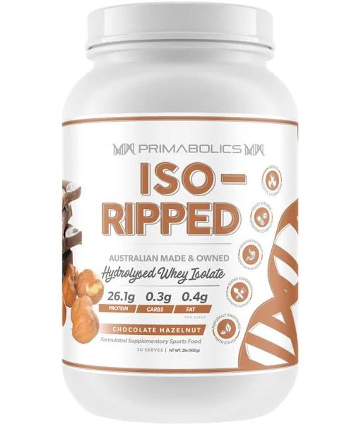 Iso-Ripped by Primabolics - 30 Serves / Chocolate Hazelnut