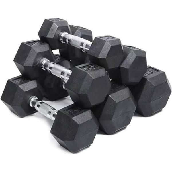 Commercial Hex Dumbbells | Vulcan Fitness 17.5kg X2