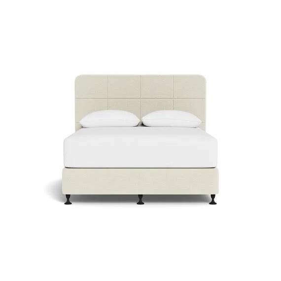 Toorak Quilted Platform Bed Snow by Freedom