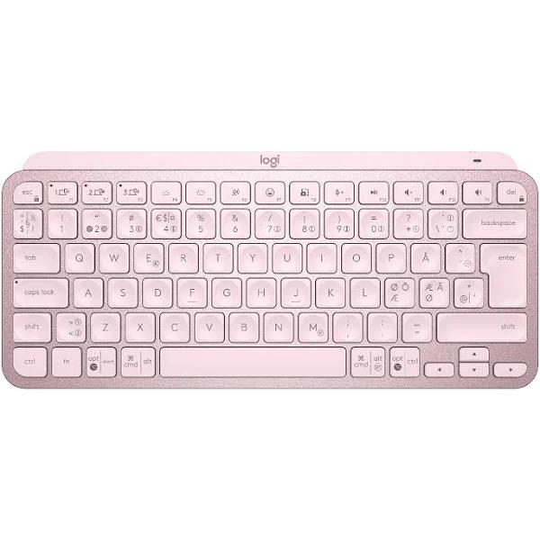 Logitech MX Mini Wireless Keyboard Pink Nordic QWERTY