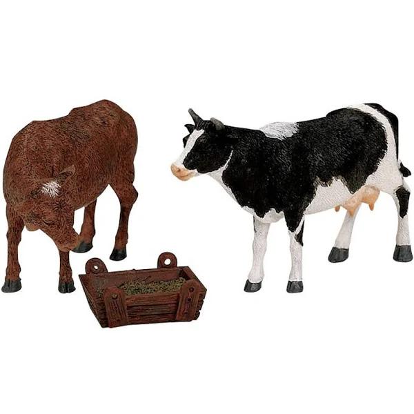 Lemax Feeding Cow & Bull - Set of 3