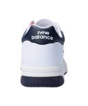 New Balance Unisex BB480 White/Navy - Size 9