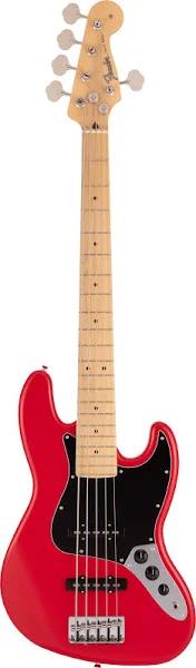 Fender Made in Japan Hybrid II Jazz Bass V | Modena Red