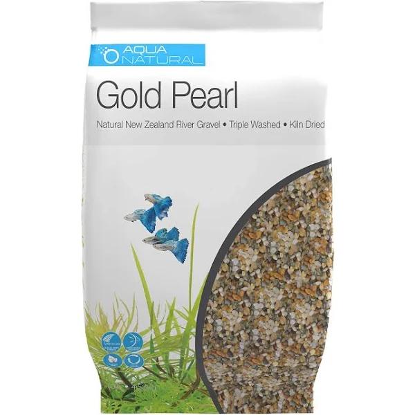 Aqua Natural Gold Pearl Gravel 9kg