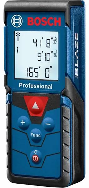 Bosch Blaze Pro Laser Distance Measure, 165-Feet GLM165-40