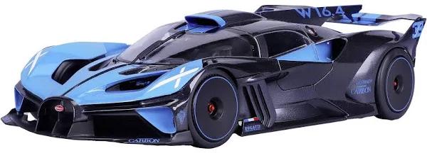 Bburago Licensed 1:18 Scale Bugatti Bolide 2022 Diecast Model Car Blue & Black 11047