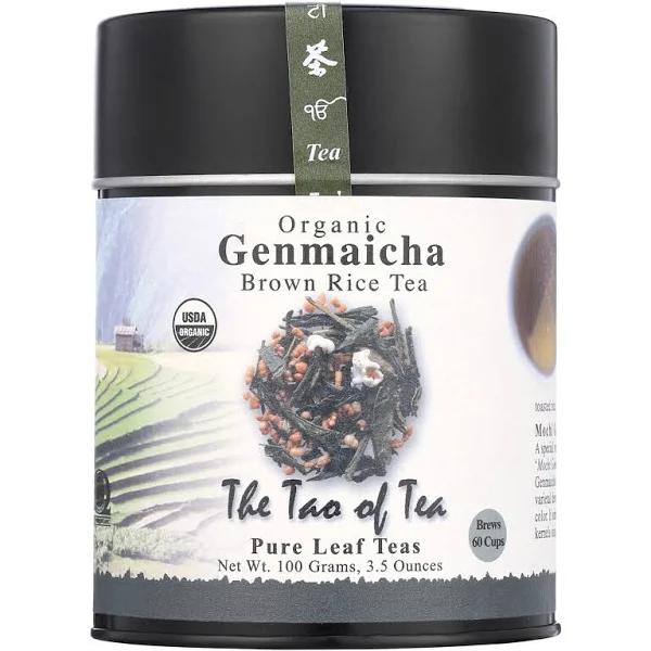 The Tao of Tea, Genmaicha Green Tea and Toasted Rice, Loose Leaf, 3.5