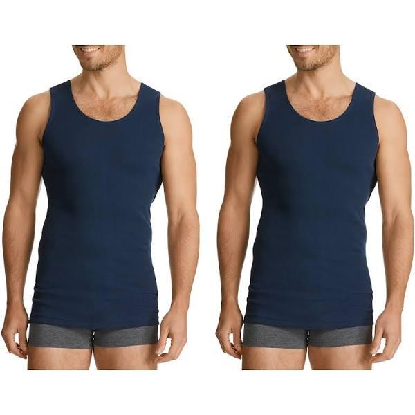 Bonds Mens Chesty 2 Pack Blue 26