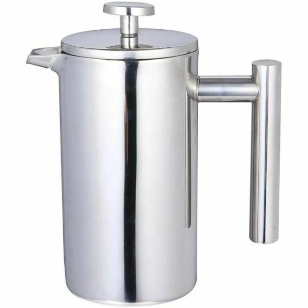 French Press Coffee Maker | Stainless Steel Double Wall Plunger 350ml