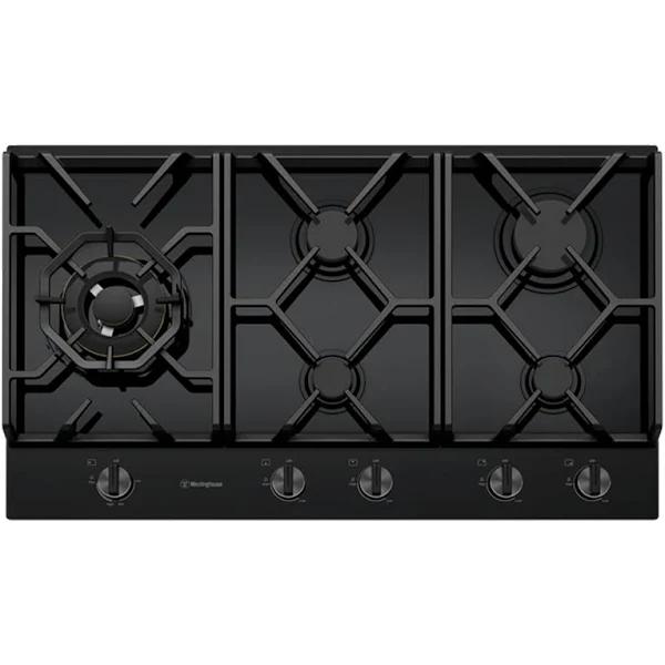 Westinghouse 90cm 5 Burner Gas Cooktop WHG959BD