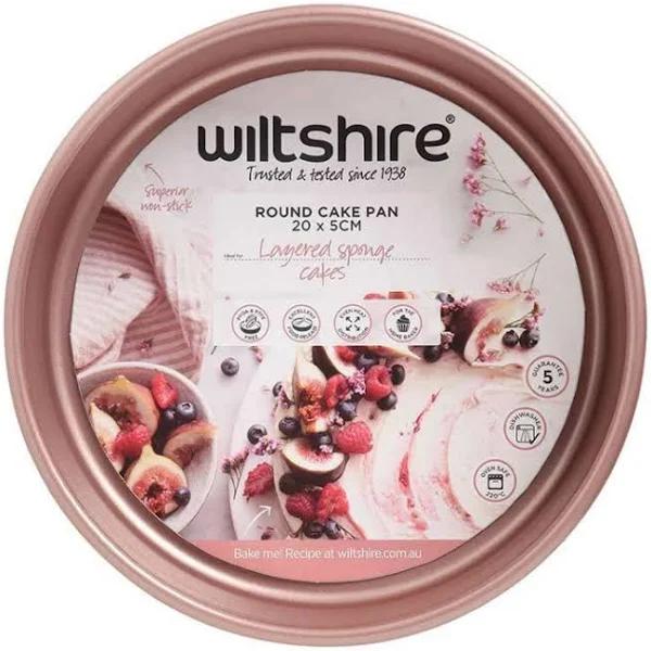 Wiltshire Rose Gold Non Stick Round Cake Pan 20cm