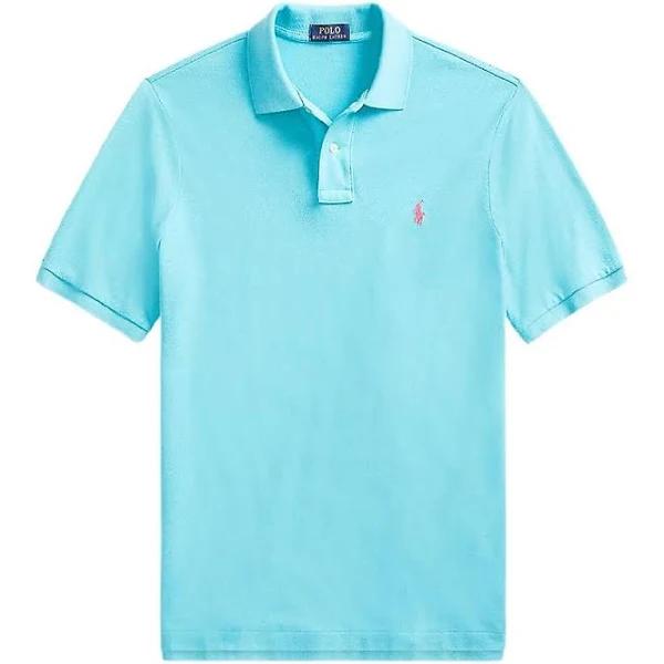 Custom Slim Fit Mesh Polo Shirt