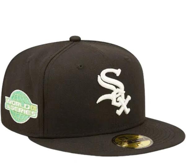 New Era - MLB Black Fitted Cap - Chicago White Sox 59FIFTY Citruspop Black Fitted @ Hatstore