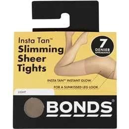 Bonds Insta Tan Slimming Sheer Tights Light XL Each