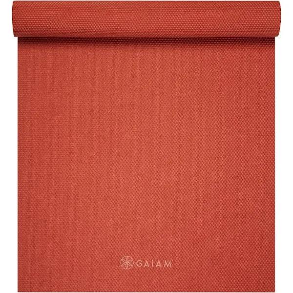 Gaiam Classic Solid Color Yoga Mat (5mm) Sunburnt