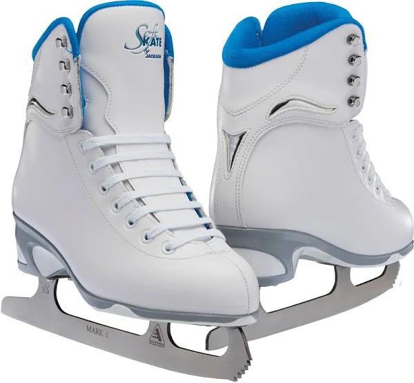 Jackson Ultima Girls' SoftSkate 181 Recreational Ice Skates JS181 12J / Blue