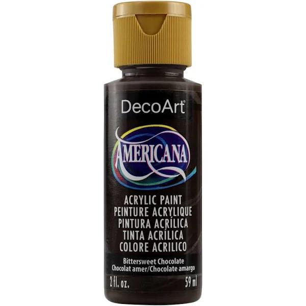 Americana Acrylic Paint 2oz Bittersweet Chocolate - Opaque