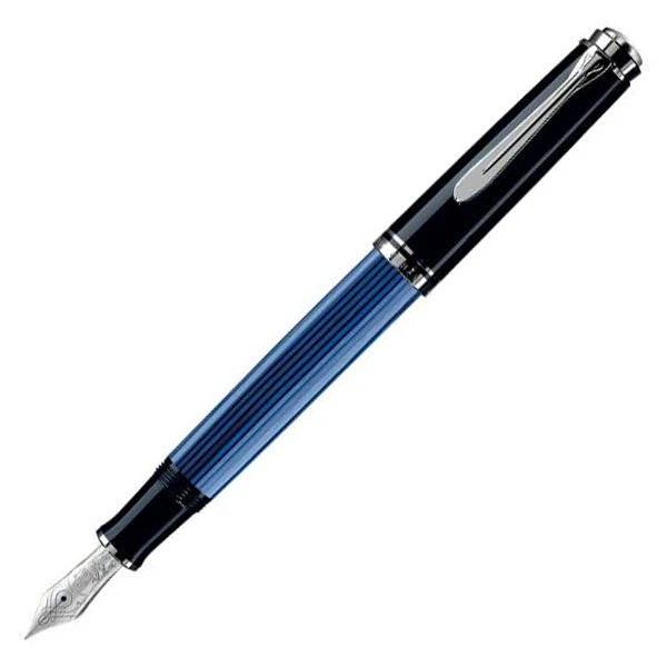 Pelikan M805 Fountain Pen - Souveran Black Blue - Medium