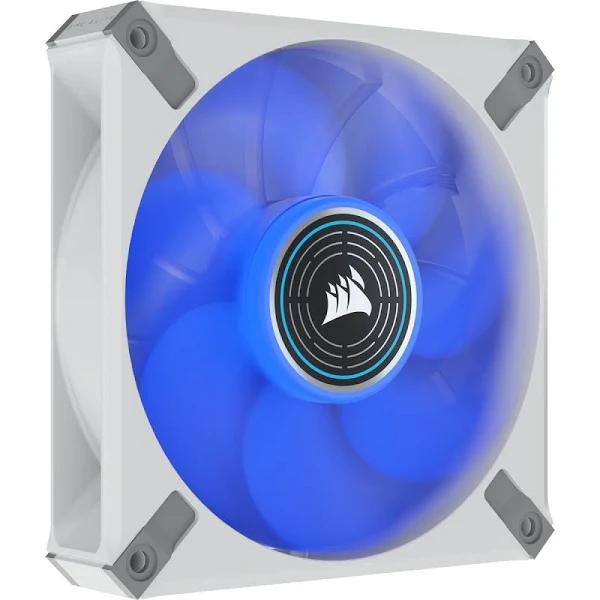 Corsair ml Elite ML120 120mm Blue LED Fan - White [CO-9050128-WW]