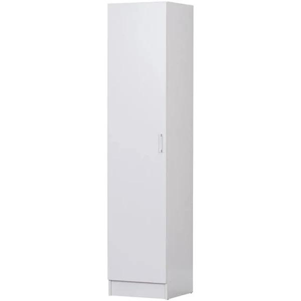 Nova 1-Door Multi-purpose 5-Tier Cupboard Storage Cabinet - White