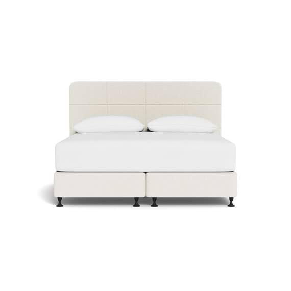 Toorak Quilted Platform Bed Stone by Freedom