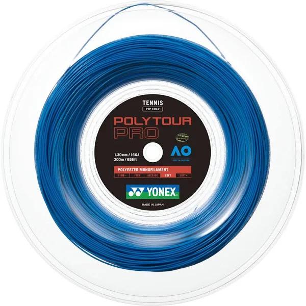 Yonex Poly Tour Pro 1.30 200 Reel - Blue