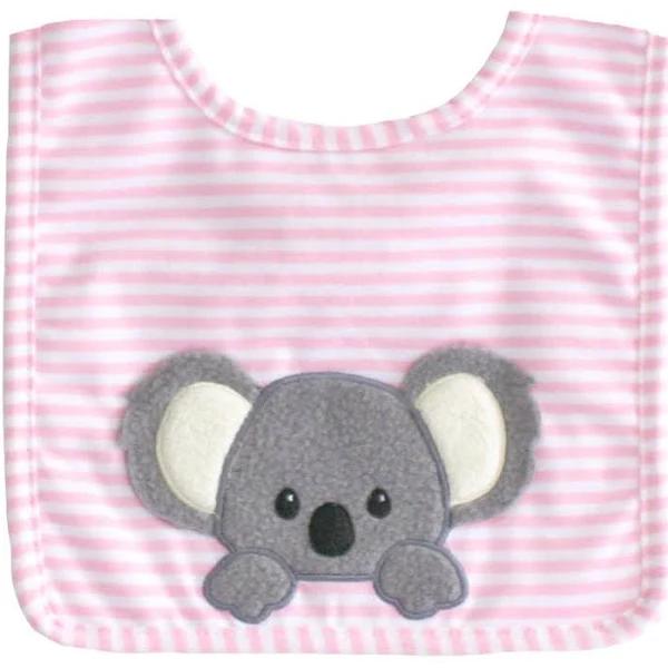 Alimrose Baby Koala Bib - Pink