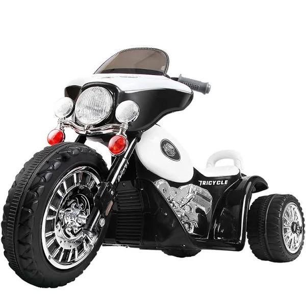 Rigo Kids Ride On Motorbike Motorcycle Toys Black White