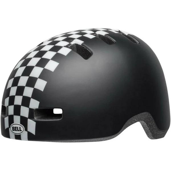 Bell Lil Ripper Kids Helmet - Checkers Matte Black / White