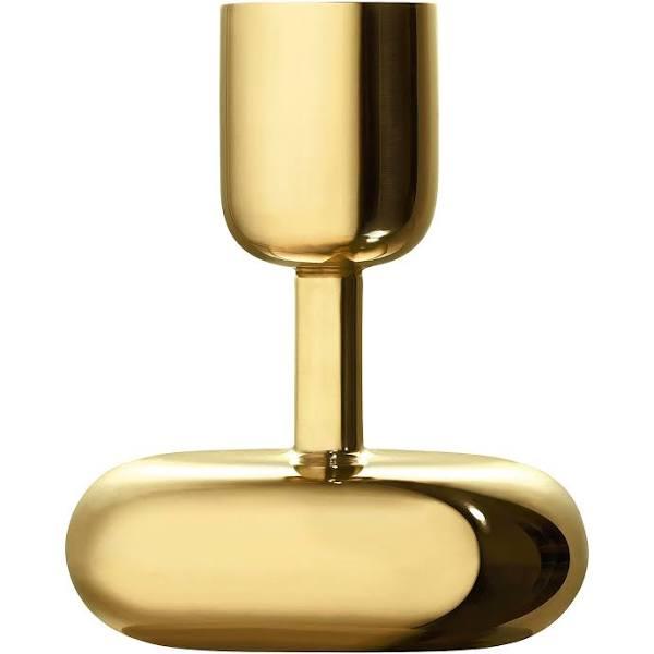 Iittala Nappula Candleholder 107 mm, Brass