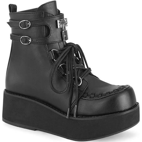 SPRITE-70 Black Platform Boots