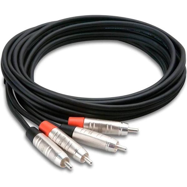 Hosa HRR-015X2 Pro RCA Cable 15ft (Dual)