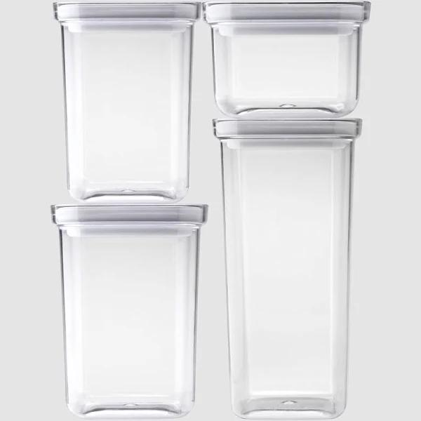 Pyrex 4-Piece Square Canister Set - AfterPay & zipPay Available