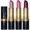 Revlon Lipstick Set, Super Lustrous 3 Piece Gift Set, High Impact, Moisturizing, Cream Finish in Pink, Plum & Berry, Pack of 3