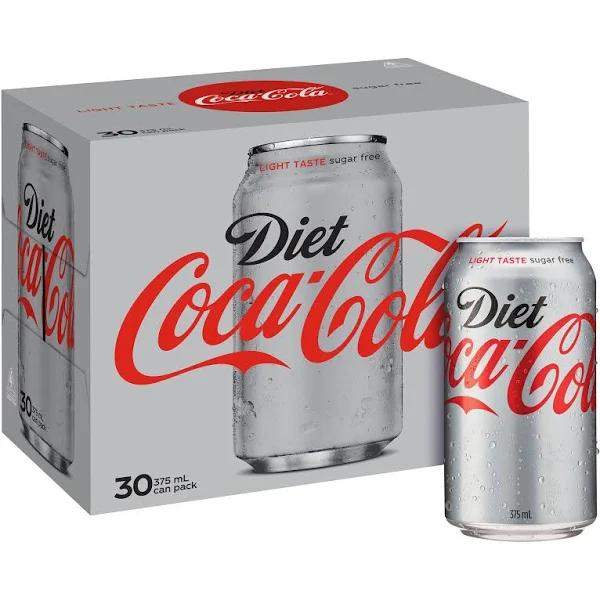 Coca-Cola Diet Cans 375ml 30 Pack