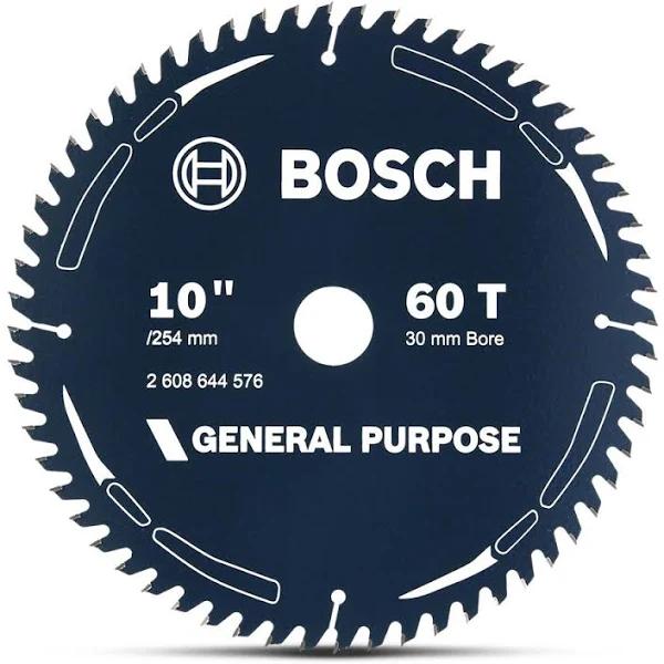 Bosch Circular Saw Blade Wood General Purpose 254mm 60t - 2608644576 - Tool Kit Depot