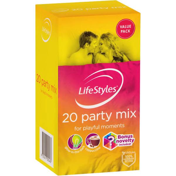 Lifestyles Condoms Party Mix 20 Pack