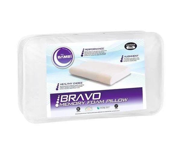 Bambi Bravo Memory Foam Pillow - Medium Profile