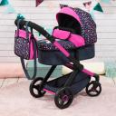 Bayer Xeo Compact Doll Pram - Confetti