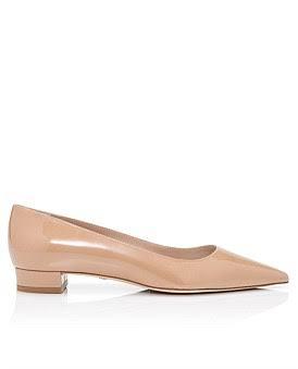 David Jones Stuart Weitzman Stuart Flat Pump in Adobe, Size 7 US