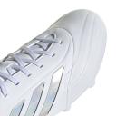 adidas-Copa Pure II League Firm Ground Boots-Unisex-Cloud White / Cloud White / Silver Metallic-M 13 / W 14