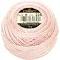 DMC Pearl Cotton Ball Size 8 87yd Ultra Very Light Shell Pink