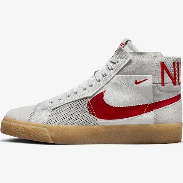 Nike SB Zoom Blazer Mid Premium Skate Shoes - White