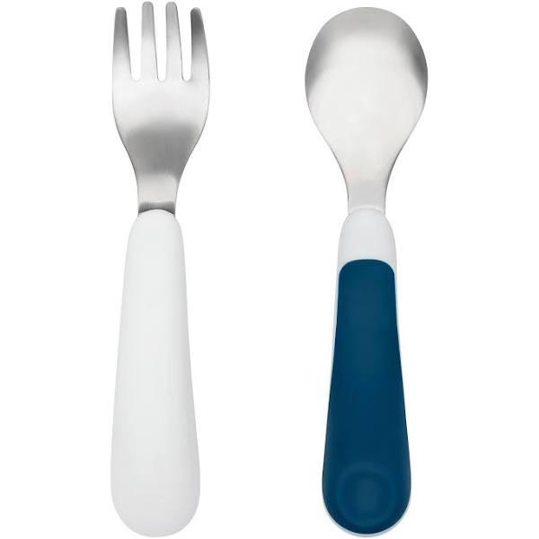 OXO Tot Fork & Spoon Set (Navy)