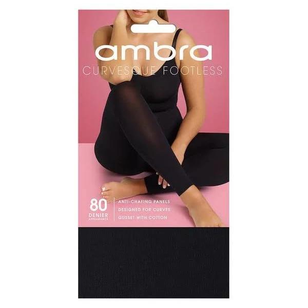 Ambra Curvesque 80D Footless Black