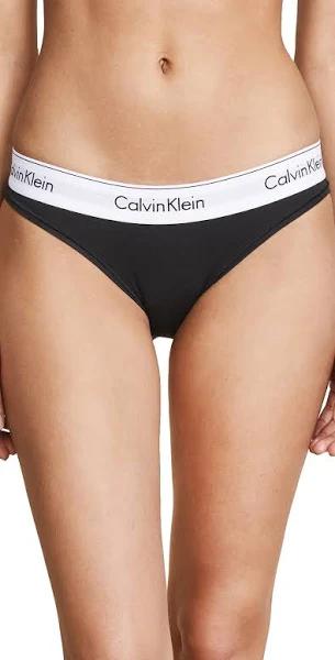 Calvin Klein Women's Modern Cotton Bikini Brief - Black