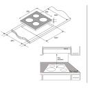 Chef 60cm 4 Burner Ceramic Cooktop CHC644BC