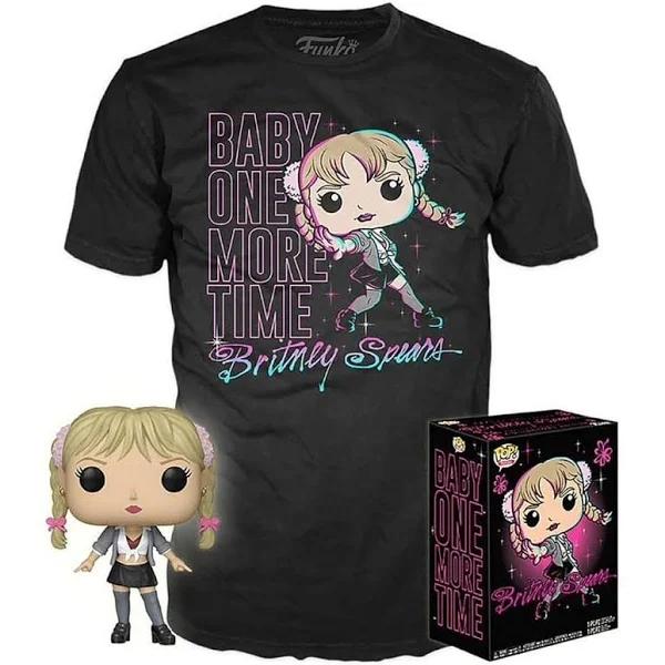 Funko Pop and Tee Britney Spears One More Time Exclusive Purple XL