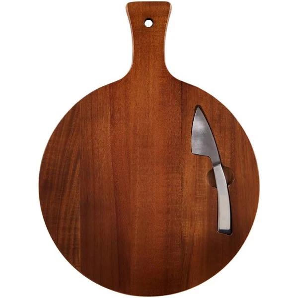 Davis & Waddell Acacia Wood Cutting Board With Knife 2pcs Set - Earn Everyday Rewards, AfterPay Available