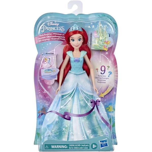 Disney Princess Style Surprise Ariel Fashion Doll with 10 Fashions An